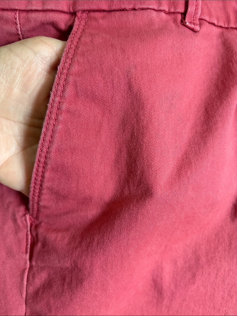 LOFT Women’s Coral Pink Chino Pants. Size:12P - Picture 5 of 8